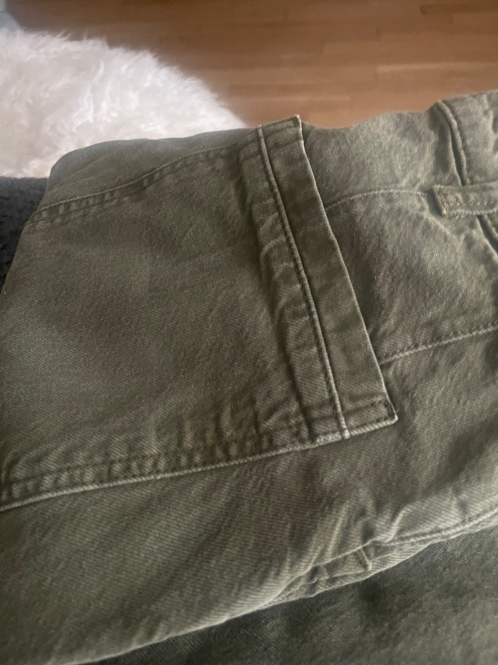 Free People Olive Flare & Wide Leg Jeans